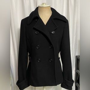 Ladies black small Express coat